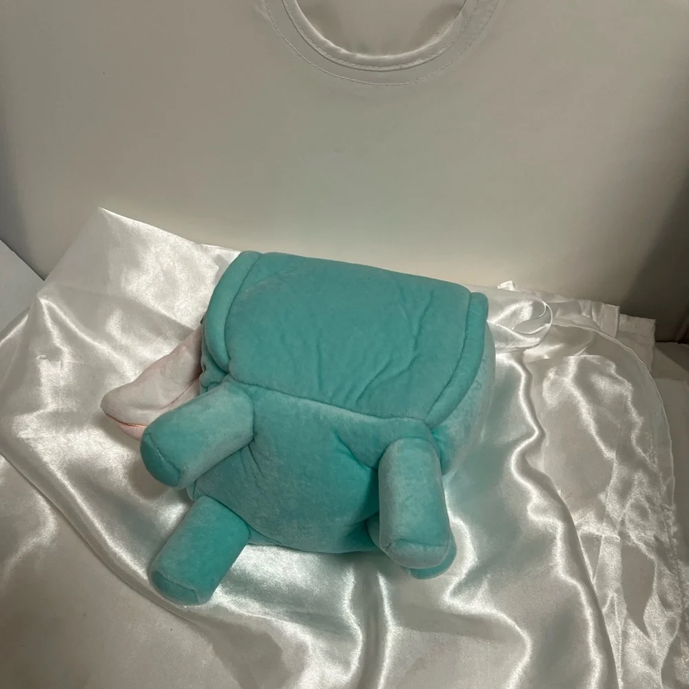 Teal Plush Mailbox Toy